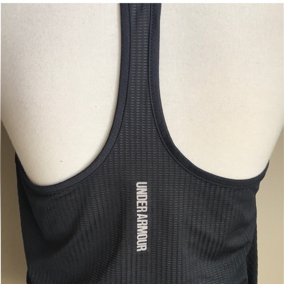 Under Armour - Fly By Racing Back Tank In Black - Picture 4 of 9